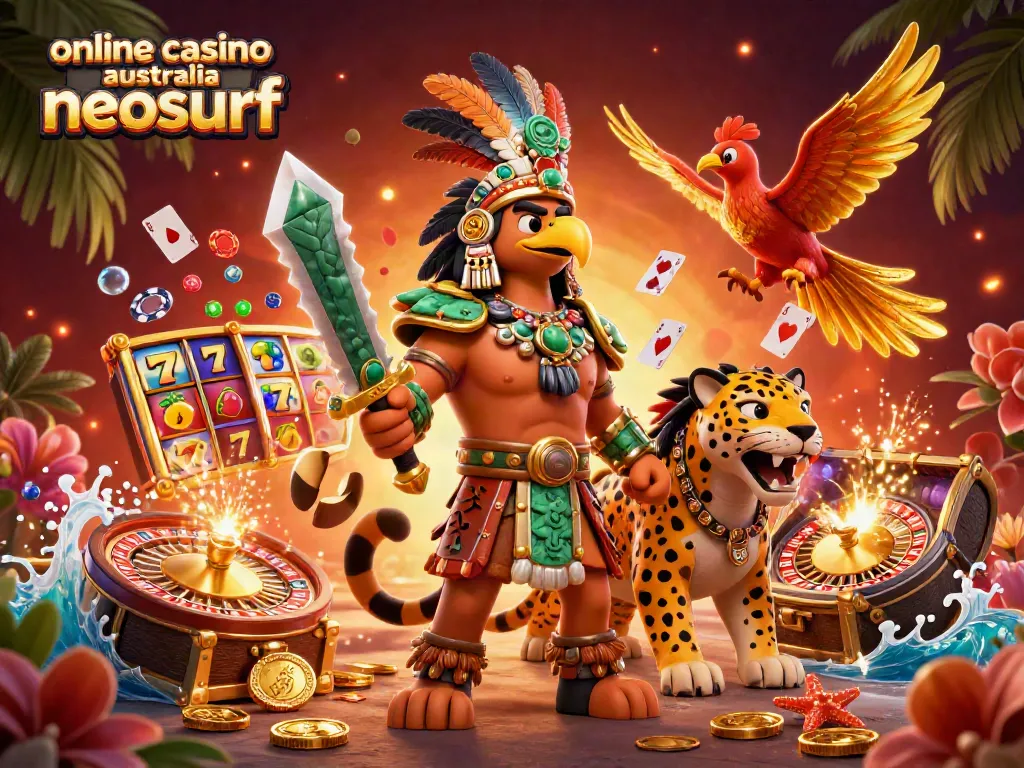 Experience the thrill of play at online casino australia neosurf with our vibrant 3D casino scene.