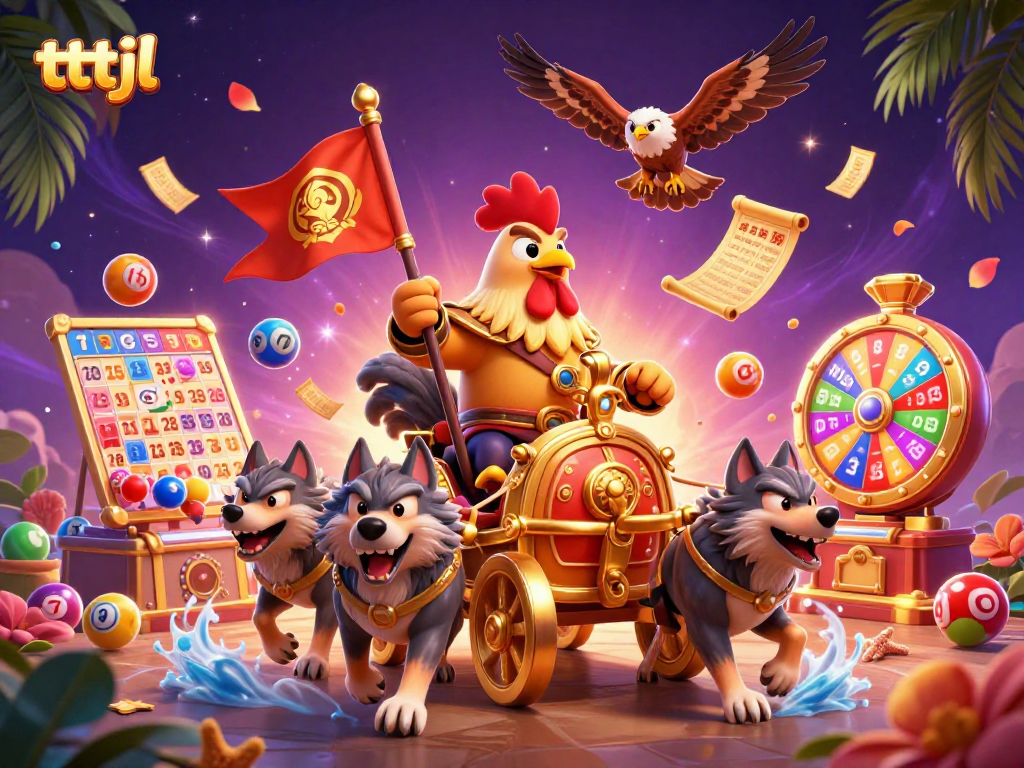 Experience thrilling gameplay with tttjl’s vibrant lottery and gaming elements in action.