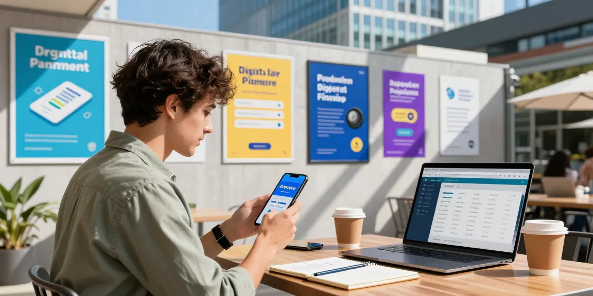 Interacción de pagos digitales en un entorno urbano, pagar etb con tecnología avanzada.