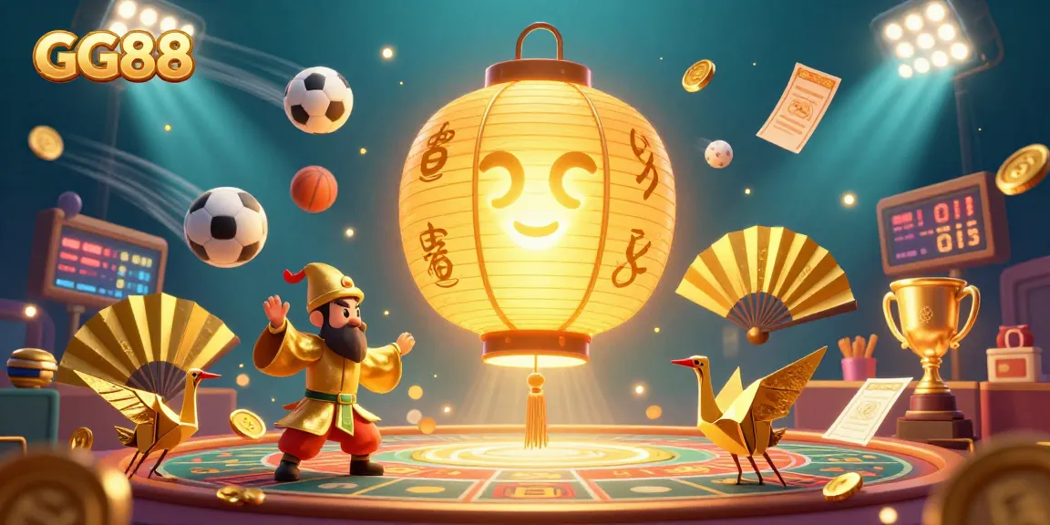 Experience thrilling gameplay at GG88 with stunning 3D visuals showcasing a vibrant casino scene.