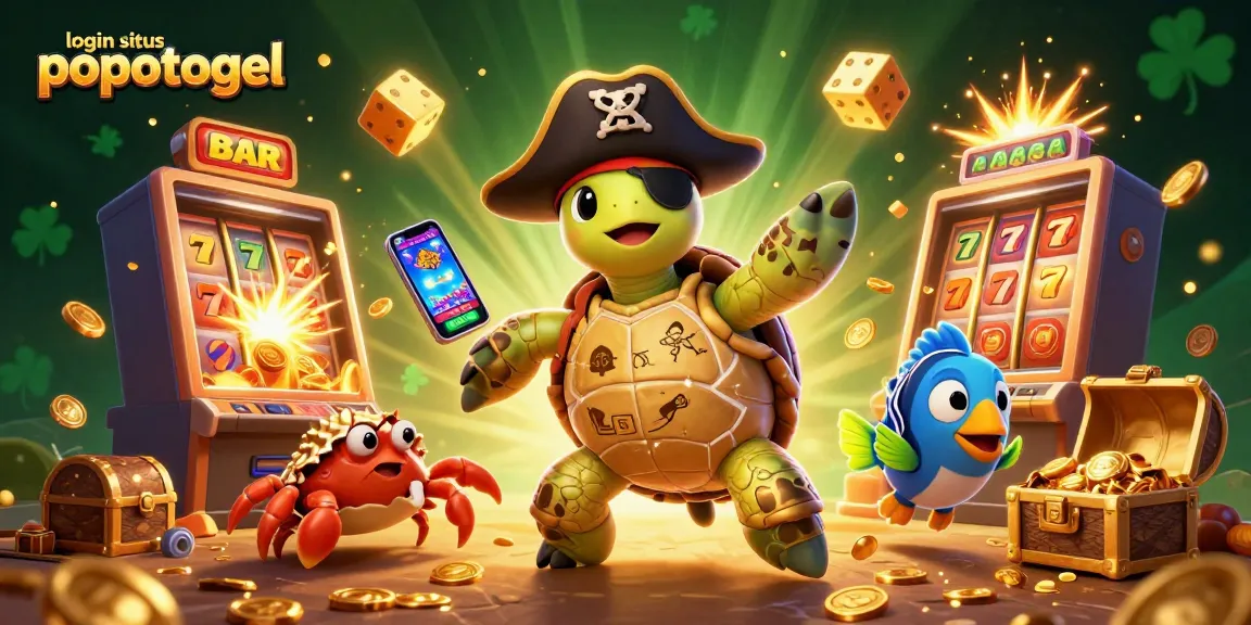 Experience the thrill of login situs popotogel with an engaging 3D underwater casino scene.