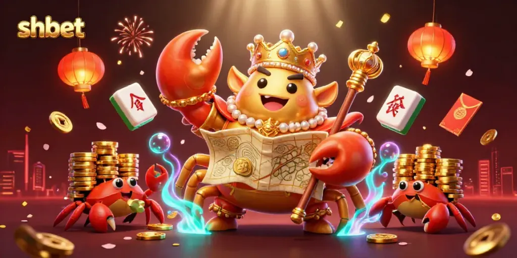 Experience thrilling gaming adventures at SHBET featuring the vibrant crab emperor and treasure details.