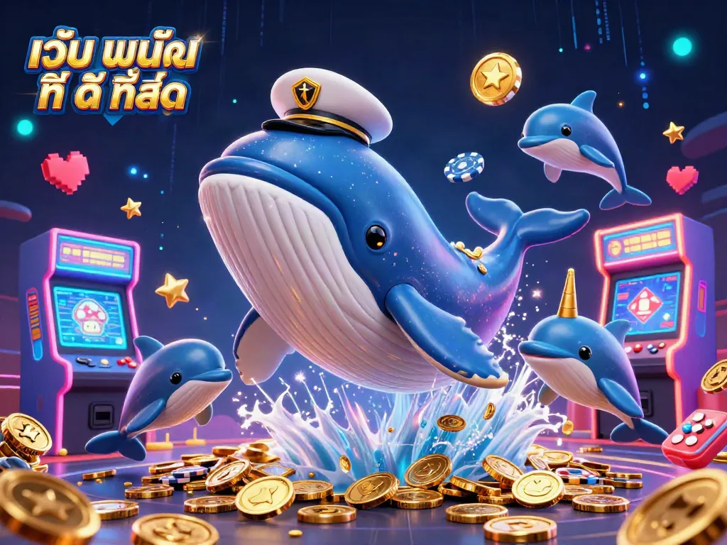เล่นเกมคาสิโนออนไลน์บนเว็บ พนัน ออนไลน์ ที่ ดี ที่สุด พร้อมโลโก้และตัวละครที่น่าตื่นเต้น