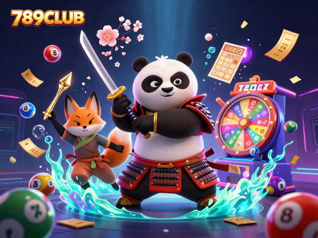 Engage with 789CLUB's thrilling gaming world highlighted by vibrant elements and adventurous characters.
