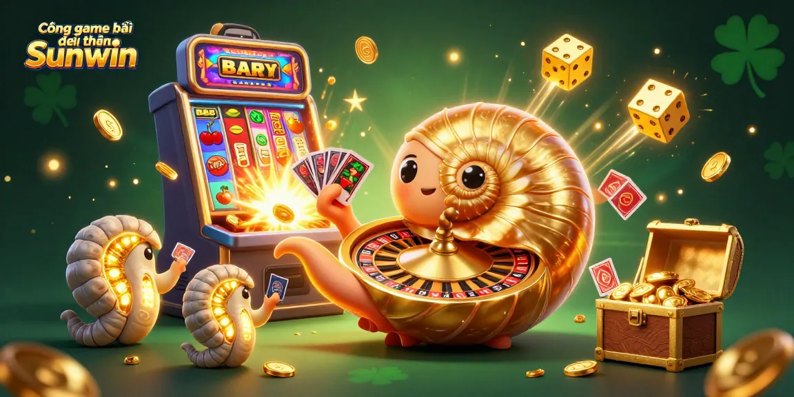 Experience the excitement of Cổng game bài đổi thưởng Sunwin with thrilling characters and dynamic casino elements bursting with winnings.