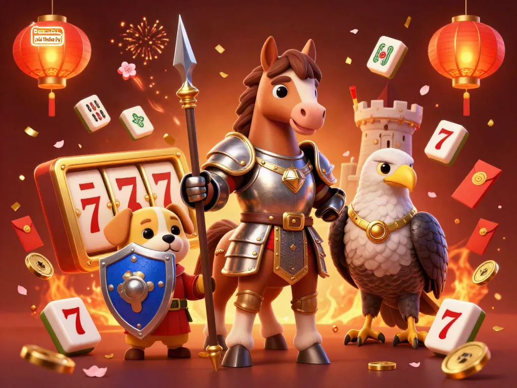 Engage with Game Bài Đổi Thưởng Fyi through exciting casino-themed characters and vibrant elements.
