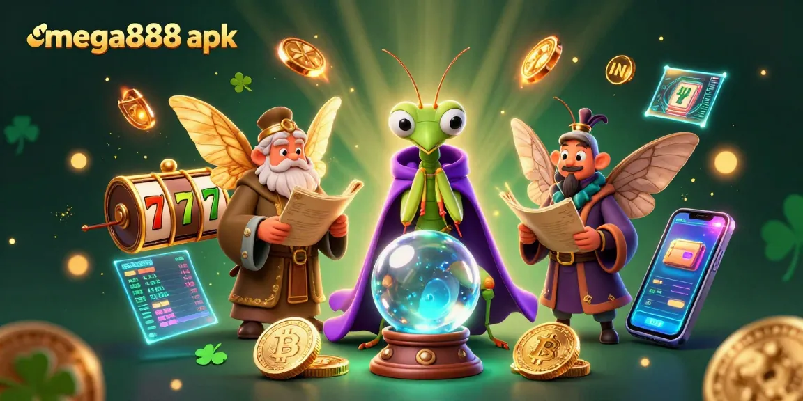 Experience the vibrant world of mega888 apk, showcasing thrilling slot games and glowing crypto elements.