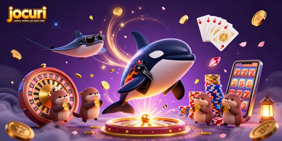 Joacă jocuri casino online pe bani reali cu personaje amuzante și elemente captivante de noroc.