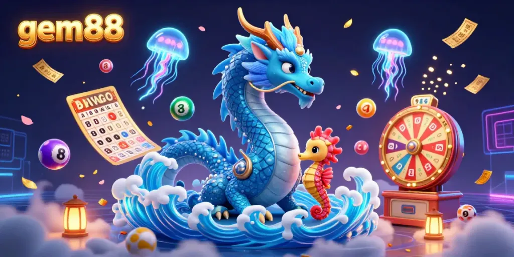 Engage in thrilling gameplay at gem88 with captivating casino characters and games like lottery and bingo.