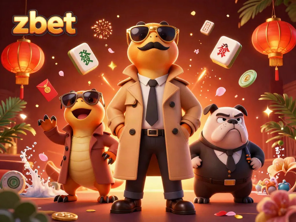 Three raptors in a trench coat enter a VIP lounge at zbet casino with dynamic casino elements.