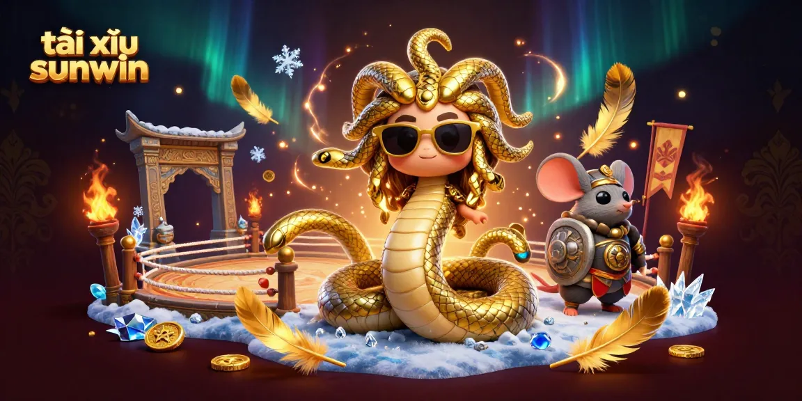 Join the excitement of tài xỉu sunwin with this vibrant 3D cartoon illustration featuring engaging game elements and characters.