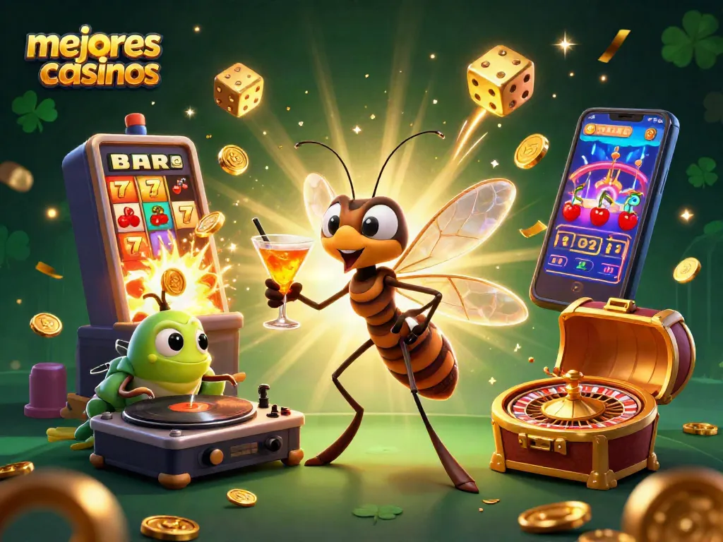 Disfruta de los mejores casinos con el mosquito de ámbar y el trilobite DJ en un entorno vibrante.