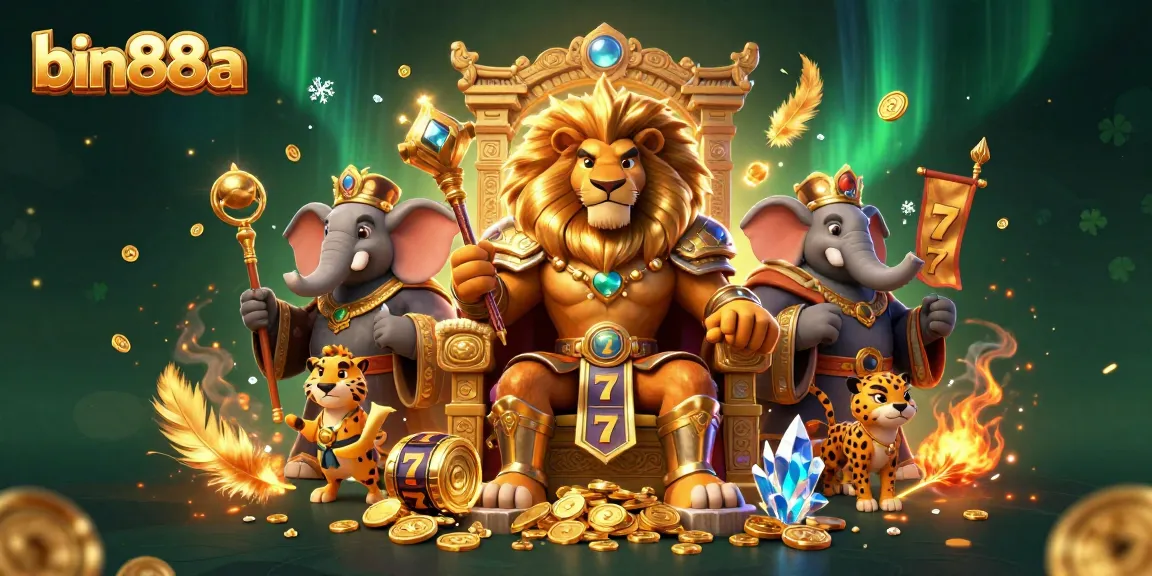 Experience thrilling gameplay on bin88a with vibrant casino elements and dynamic characters.