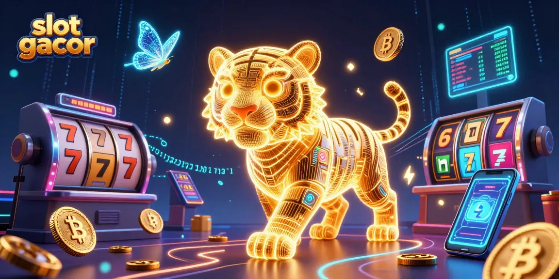 Engage with slot gacor visuals in a vibrant 3D casino illustration showcasing rich details.