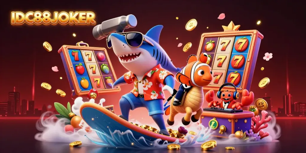 Experience thrilling gameplay at IDC88JOKER with exciting slot reels and lucky symbols