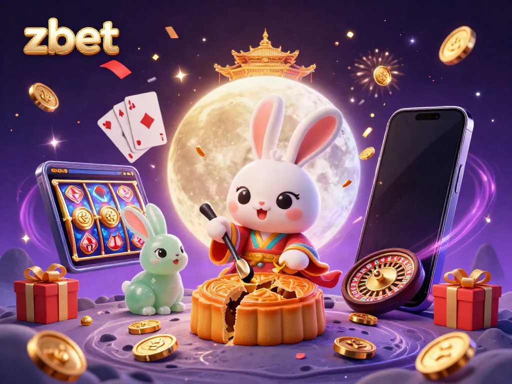 Experience thrilling slots with zbet's vibrant casino scene featuring playful characters and dynamic game elements.
