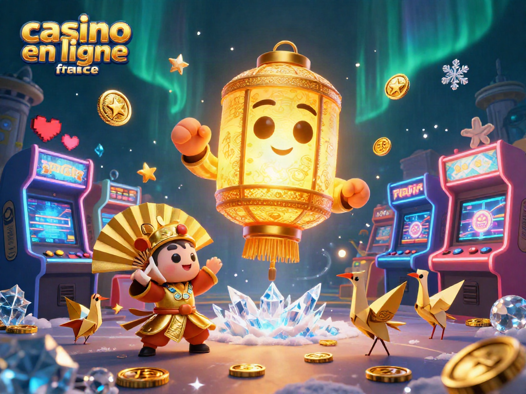 Gagnez avec le spirit de lanternes dorées au casino en ligne en France, jeu de lumière et de couleur.