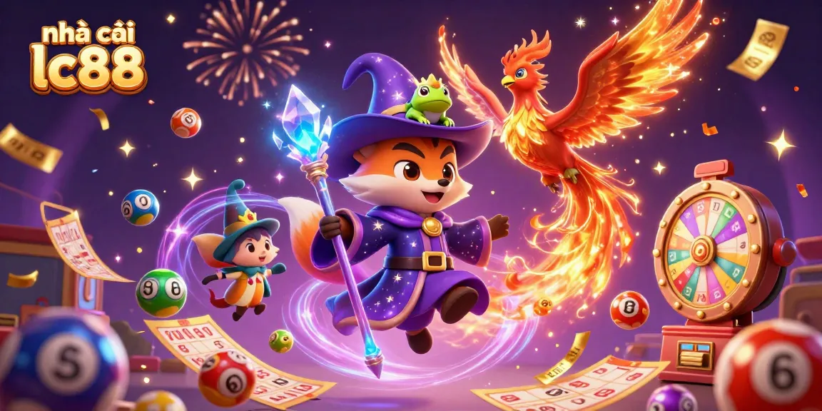 Experience thrilling gameplay at nhà cái lc88 featuring vibrant lottery elements and fantasy characters.