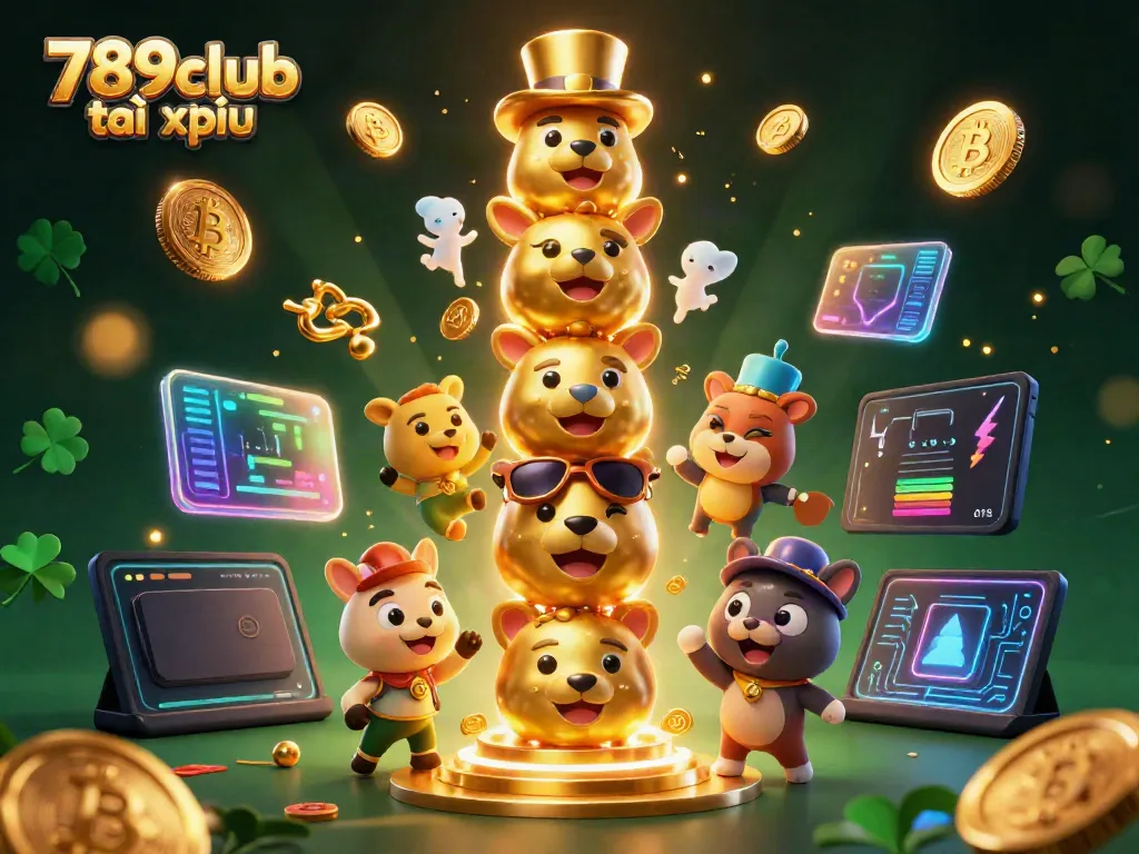 Experience thrilling 789club tài xỉu gameplay surrounded by vibrant casino-themed elements.